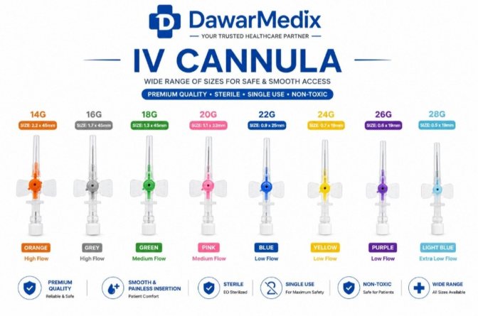 Buy IV Cannulas (All Sizes Available)